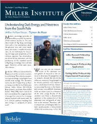 Fall 2016 for Basic Research in Science