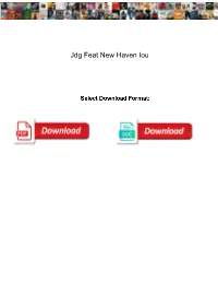 Jdg Feat New Haven Iou