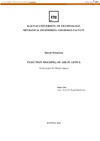 Kaunas University of Technology Injection