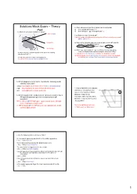 Mock Exam – Theory 2