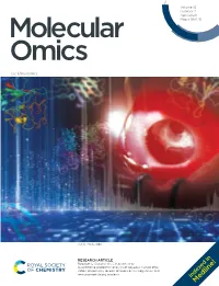 Quantitative Proteomic Analysis of Aqueous Humor After Rabbit