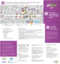 Travelling to Foresterhill Health Campus by Bus Leaflet