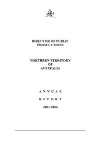 2003-2004 DPP Annual Report