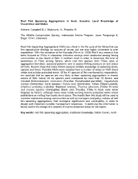 Abstract for Submission to the 11Th International Coral Reef