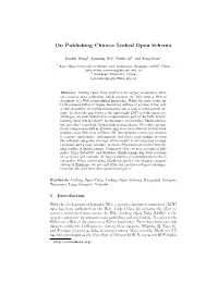 On Publishing Chinese Linked Open Schema