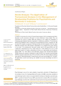 The Application of Transactional Analysis in the Management Of