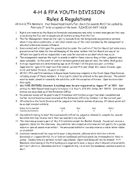 4-H Fair Book 2021