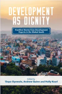 Dignity in Development Projects