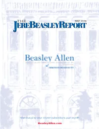 Jere Beasley Report