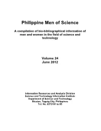 Philippine Men of Science