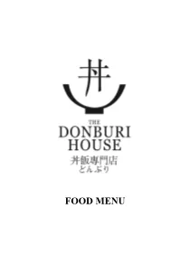 Soft Opening Menu