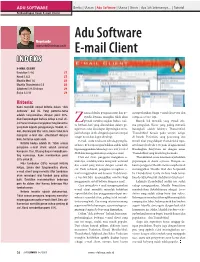 Adu Software E-Mail Client