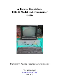 TRS-80 Model 1 Clone Loading and Running a Version of the Computer Game Sea Dragon Here