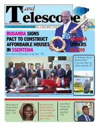 Bugandasigns Pact to Construct Affordable Houses in Ssentema