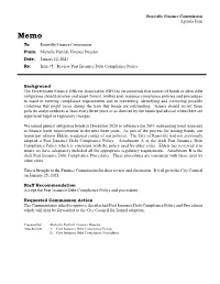 Post Issuance Debt Compliance Policy.Pdf