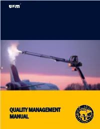 Quality Management Manual
