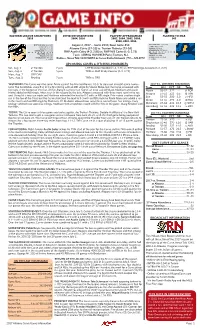 2017 Curve at a Glance Broadcast Information This