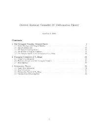 Derived Algebraic Geometry IV: Deformation Theory
