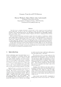 Generic User-Level PCI Drivers