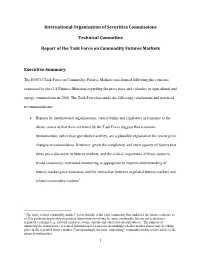 Ioscocommodityfuturesmarketsr.Pdf