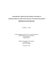 Metaphysics Through Metaphors: Towards An
