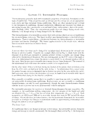 Thermodynamics of Irreversible Processes Deals with Systems Which Are Not at Equilibrium but Are Nevertheless Stationary
