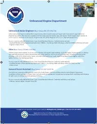 Unlicensed Engine Department RT O MENT of C