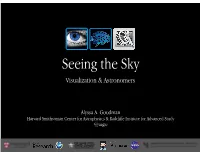 Seeing the Sky Visualization & Astronomers