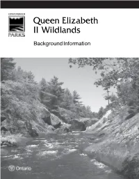 The Queen Elizabeth II Wildlands Provincial Park Background Information Document As Part of Stage 2 of the Management Planning Process for the Park