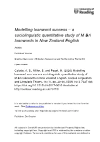 Corpus Linguistics and Linguistic Theory, 16 (1)