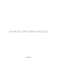 EN: Synscan Pro App Users Manual