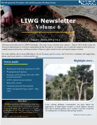 LIWG Newsletter Volume 6