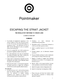 Escaping the Strait Jacket