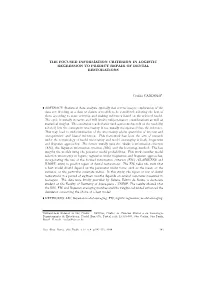 The Focused Information Criterion in Logistic Regression to Predict Repair of Dental Restorations