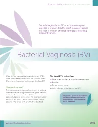 Women's Health: a Guide to Preventing Infections, Bacterial