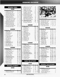 Rushing Records