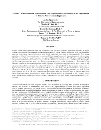 Satellite Characterization, Classification, and Operational Assessment Via the Exploitation of Remote Photoacoustic Signatures