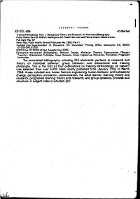 Theory on Individual Behavior, Group Behavior, and Educational And