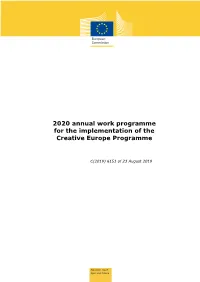 Work Programme 2020 and the Work Programme 2021