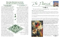 Prayers Before & After