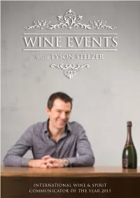 Read More About Wine Events with Tyson