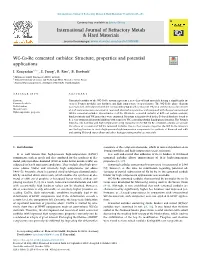 WC-Co-Re Cemented Carbides- Structure, Properties and Potential