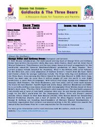 Goldilocks Study Guide