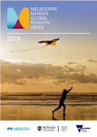 Melbourne Mercer Global Pension Index 2019 Contents