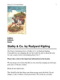 Stalky & Co. by Rudyard Kipling