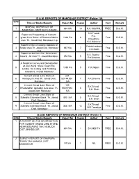 D.G.M. REPORTS of MANDSAUR DISTRICT (Folder 1)A D.G.M