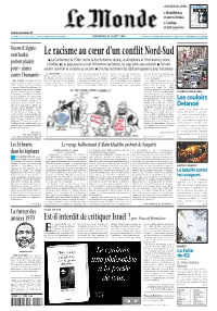 LE MONDE/PAGES&lt;UNE&gt;