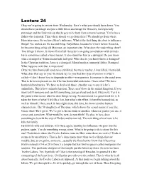 Lecture 24 Okay We’Re Going to Review from Wednesday