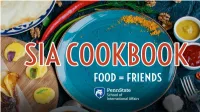 SIA International Cookbook