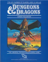 TSR 1012B Expert Rulebook + X1 Isle of Dread.Pdf